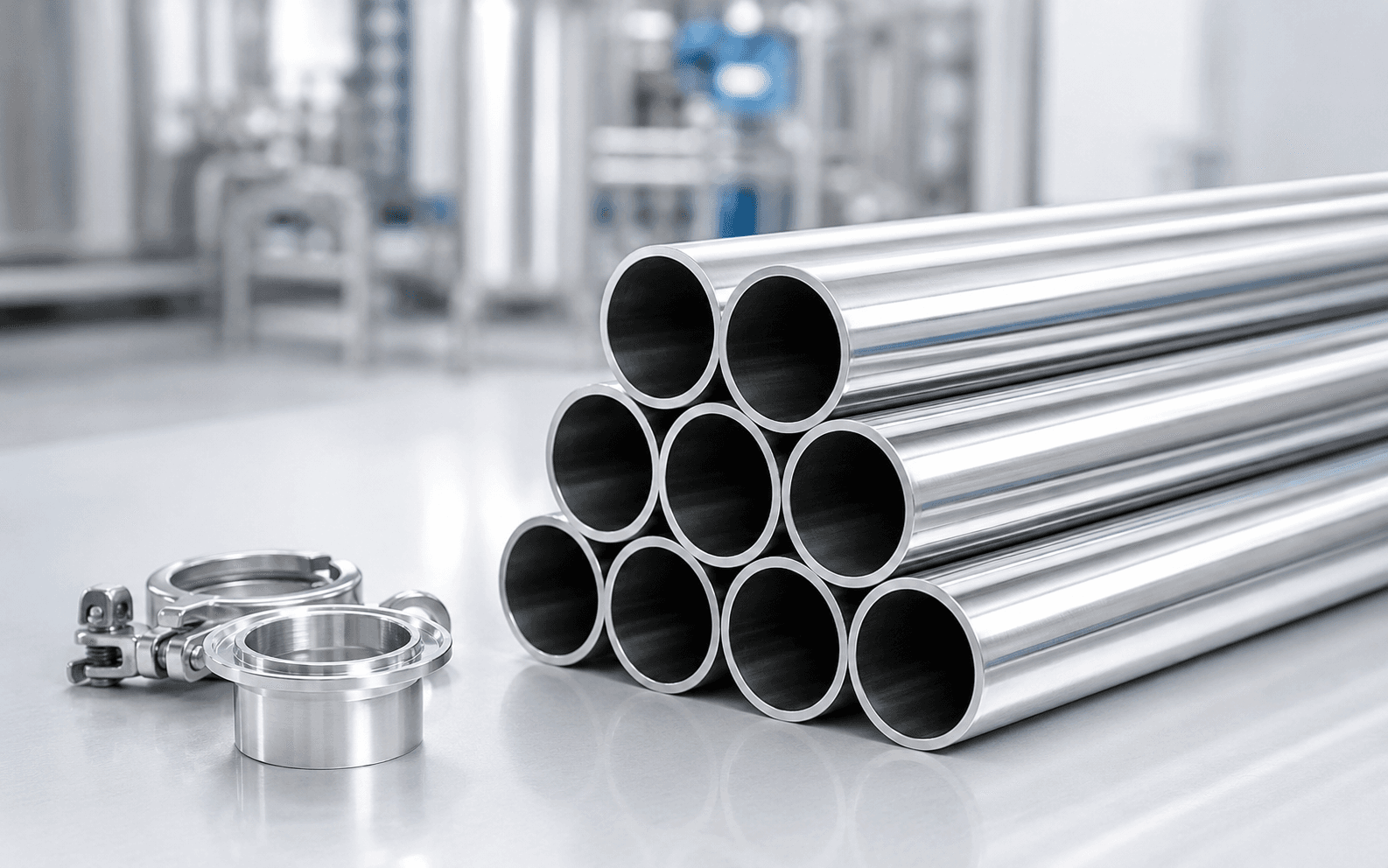 Polished stainless steel tubes for technical cargo review